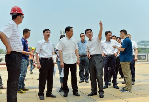 丁雨調(diào)研軍運(yùn)會籌備工作