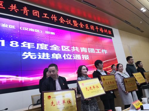 全區(qū)共青團(tuán)工作會(huì)議召開(kāi)  武漢體育中心獲得“共青團(tuán)工作先進(jìn)單位”稱(chēng)號(hào)(圖2)