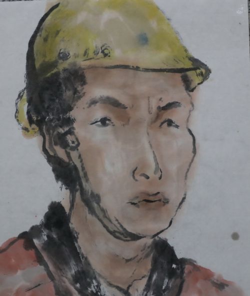 致敬軍運(yùn)勞動(dòng)者  手繪最美奮斗人 華師美院學(xué)生為軍運(yùn)會建設(shè)者畫像(圖10)