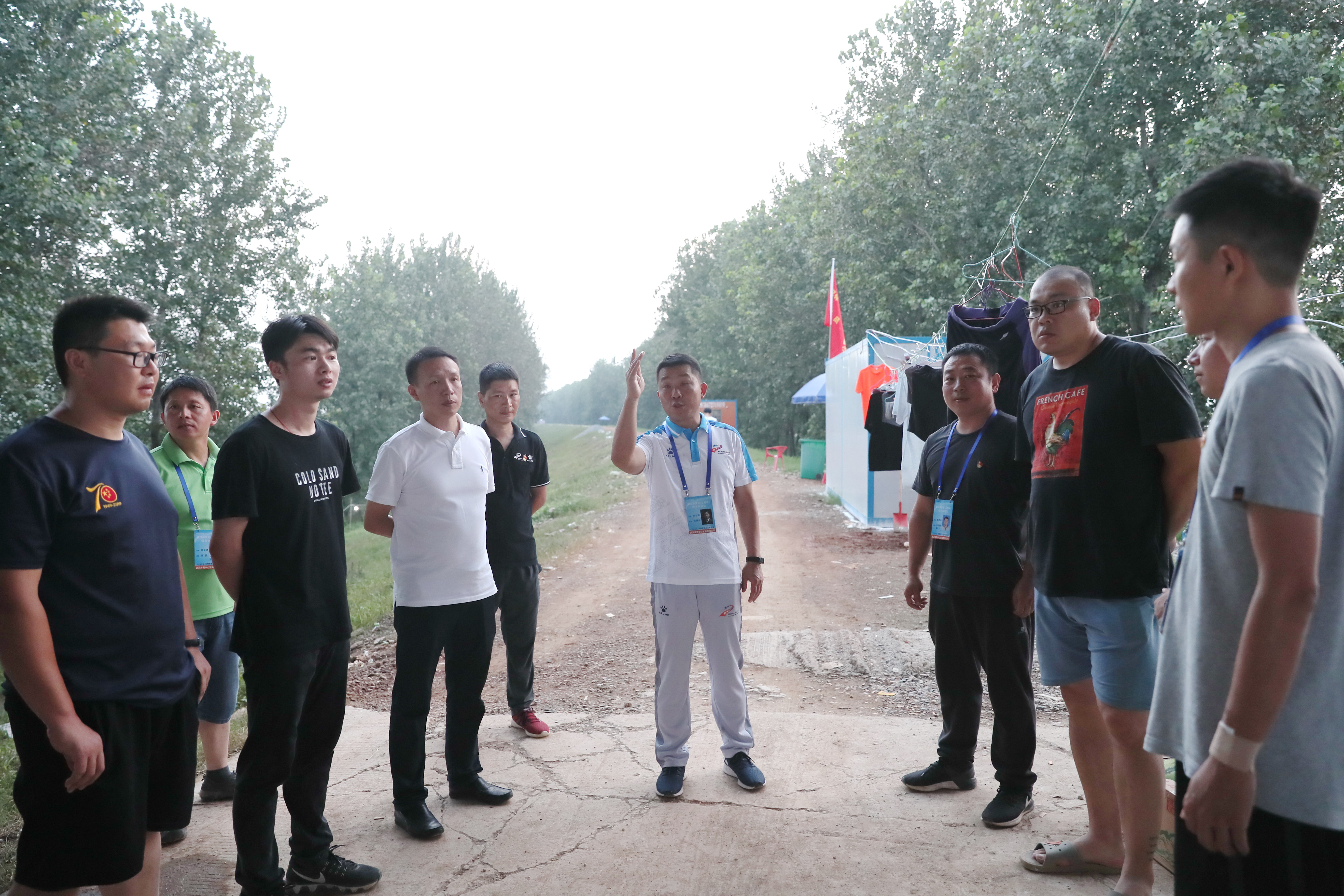 新聞特寫：不忘汛情，夜上堤防(圖11)